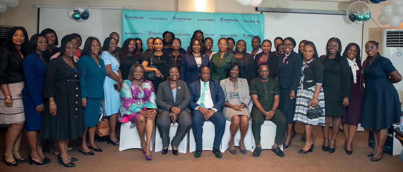Image: Group photograph of participants of the Prudential Bank Women Empowerment Seminar