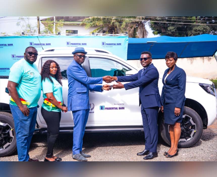Prudential Bank Donates 4x4 Nissan Navara to Ghana Teacher Prize