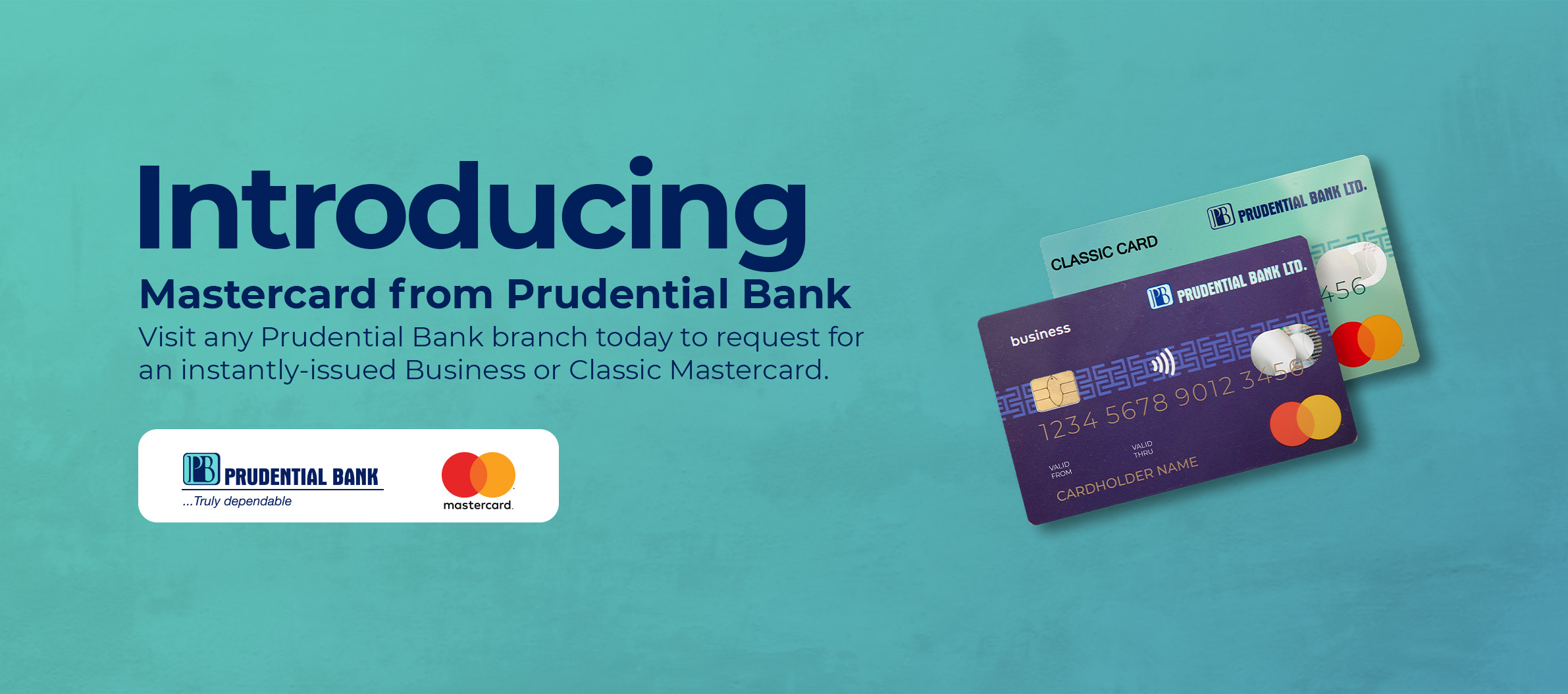 Introducing MasterCard from Prudential Bank